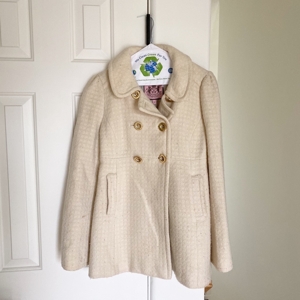 Juicy Couture Peacoat (Cream)